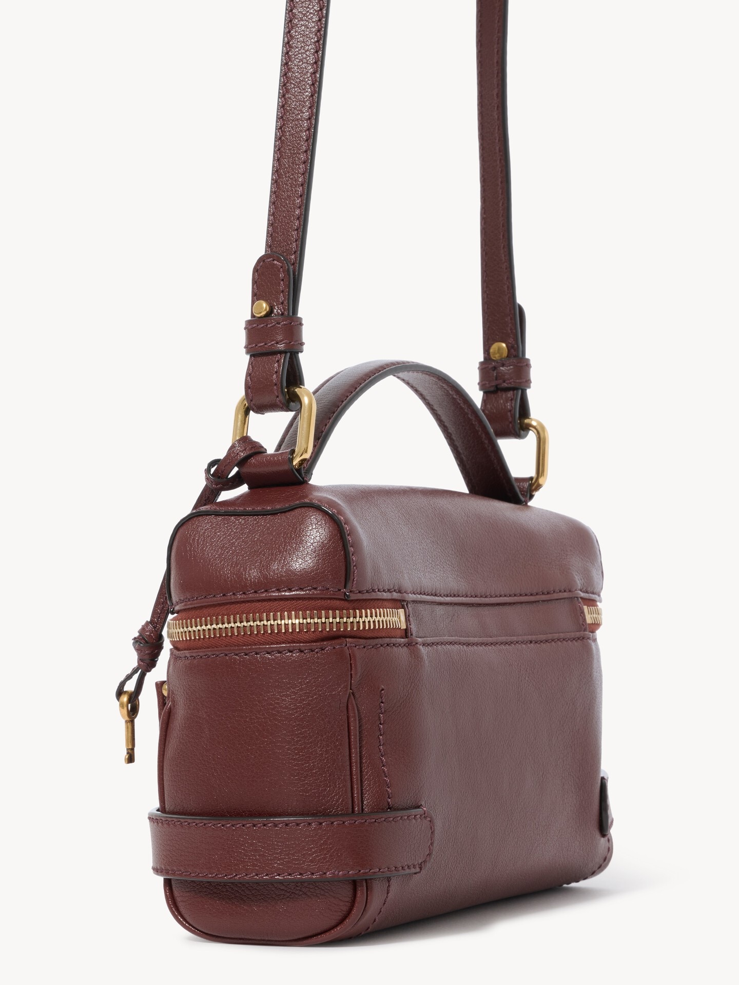 Paddington vanity bag in grained leather - 6.0