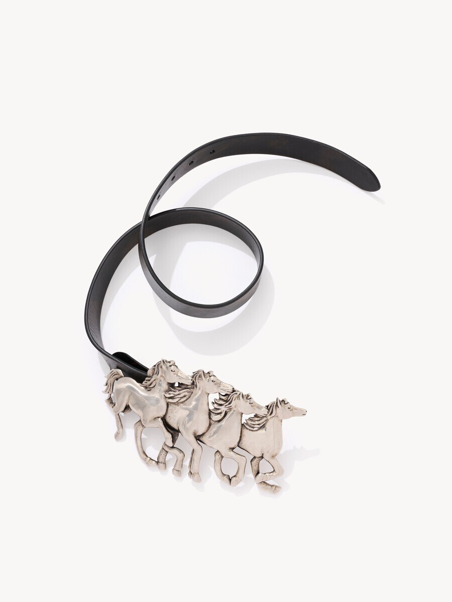 The Chlo&eacute; Running Horses wide belt - 4