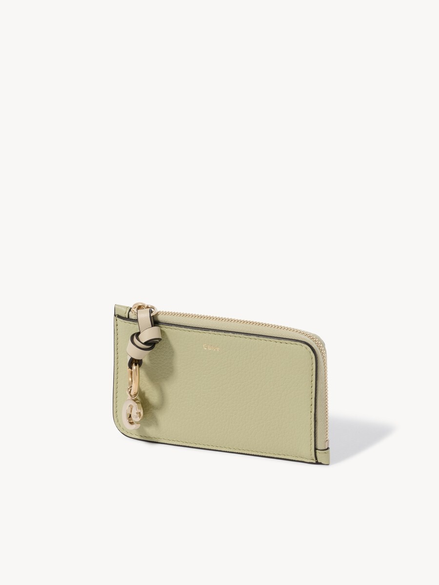 Alphabet wallet in grained leather - 3