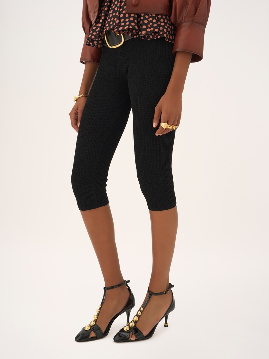 Leggings capri de punto el&aacute;stico - 6
