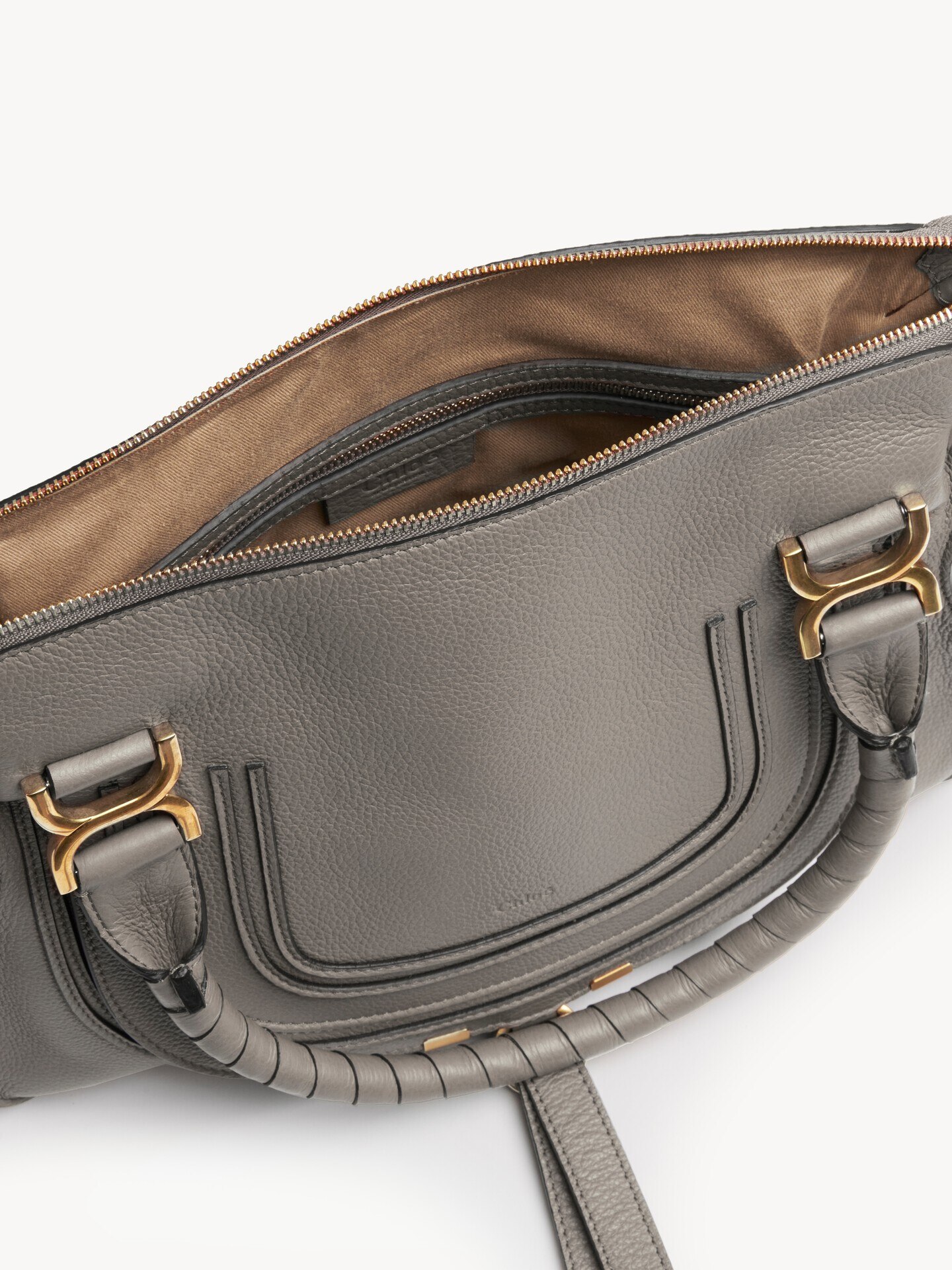 Sac Marcie en cuir grain&eacute; - 6.0