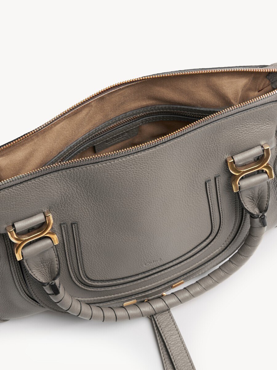 Sac Marcie en cuir grain&eacute; - 6