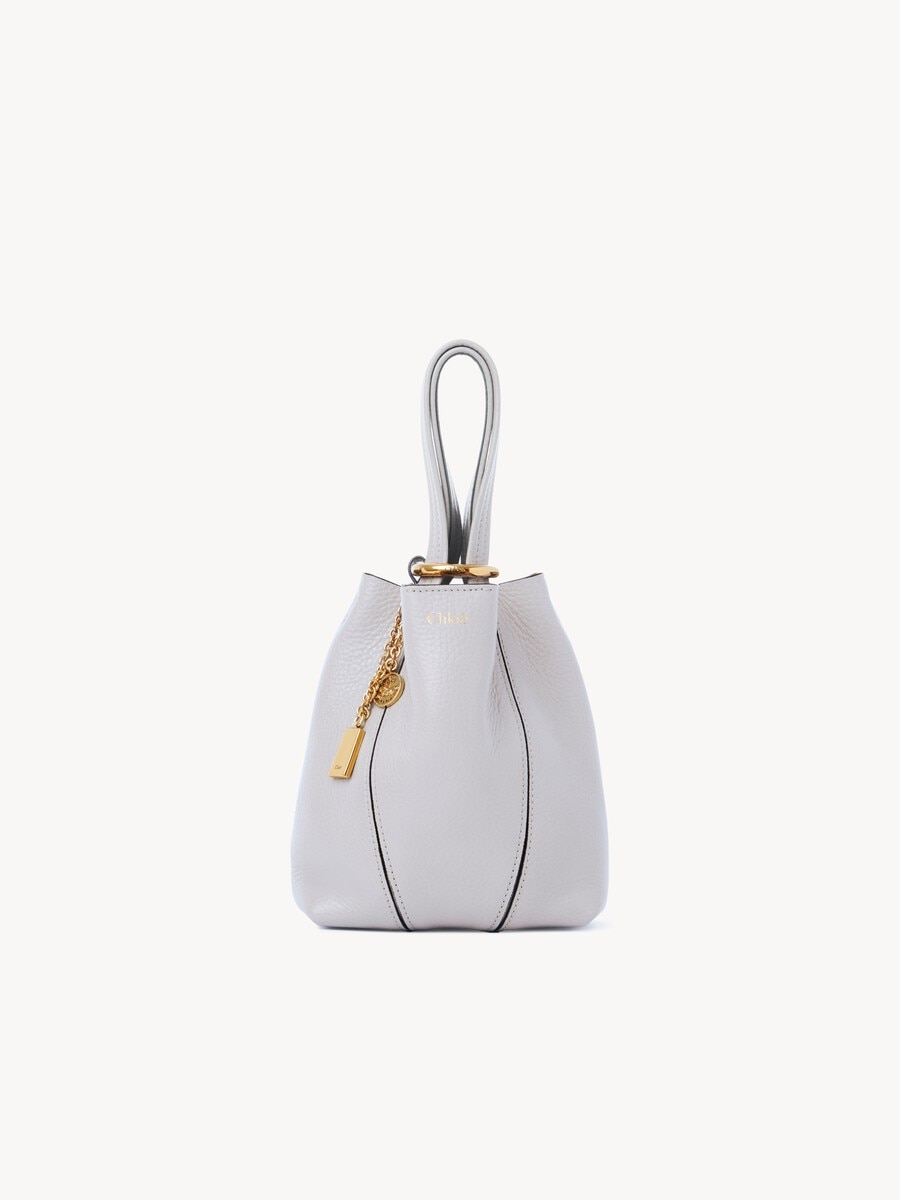 Small Chlo&eacute; Spin tote bag in grained leather - 2