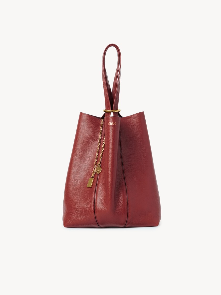 Chlo&eacute; Spin tote bag in grained leather - 2