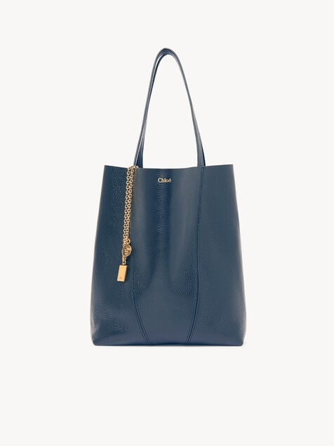 Bolso tote Chlo&eacute; Spin de cuero granulado