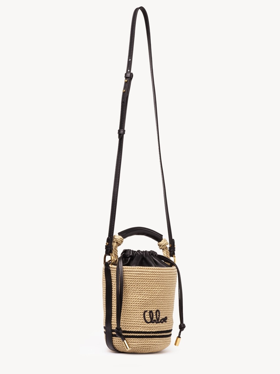 Chlo&eacute; Soleil bucket bag in cord - 4
