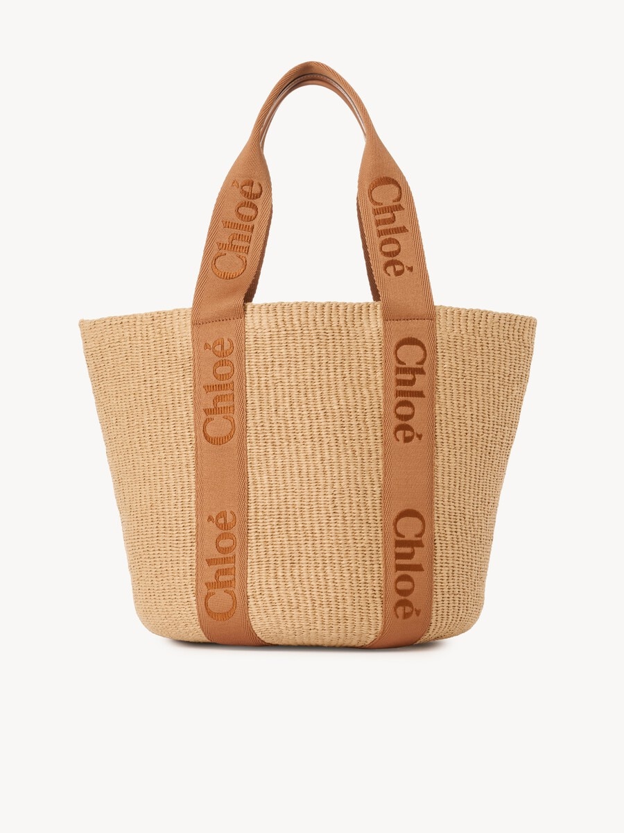Large Woody basket in natural fibers - 1