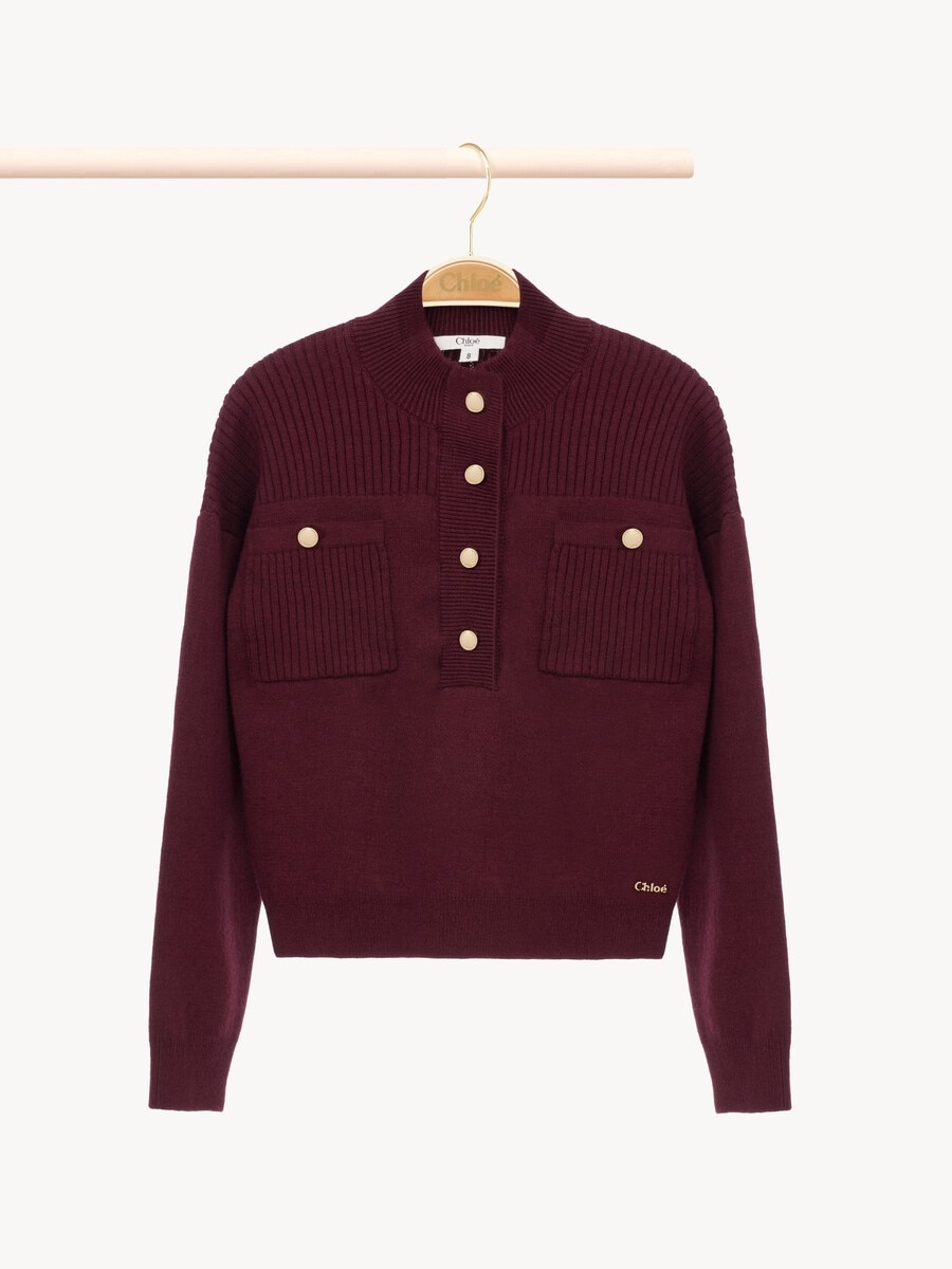 Pull col montant Enfant - 1