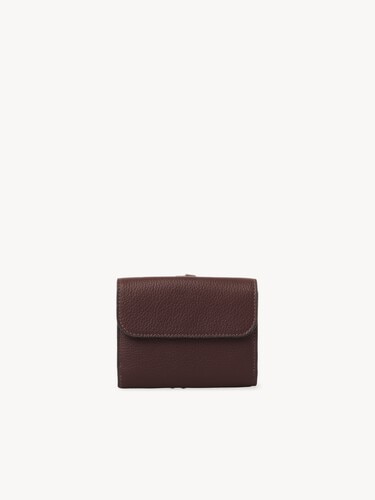 Small Alphabet tri-fold in grained leather - 4