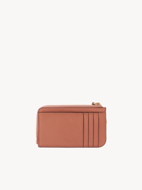 Alphabet wallet in shiny leather
