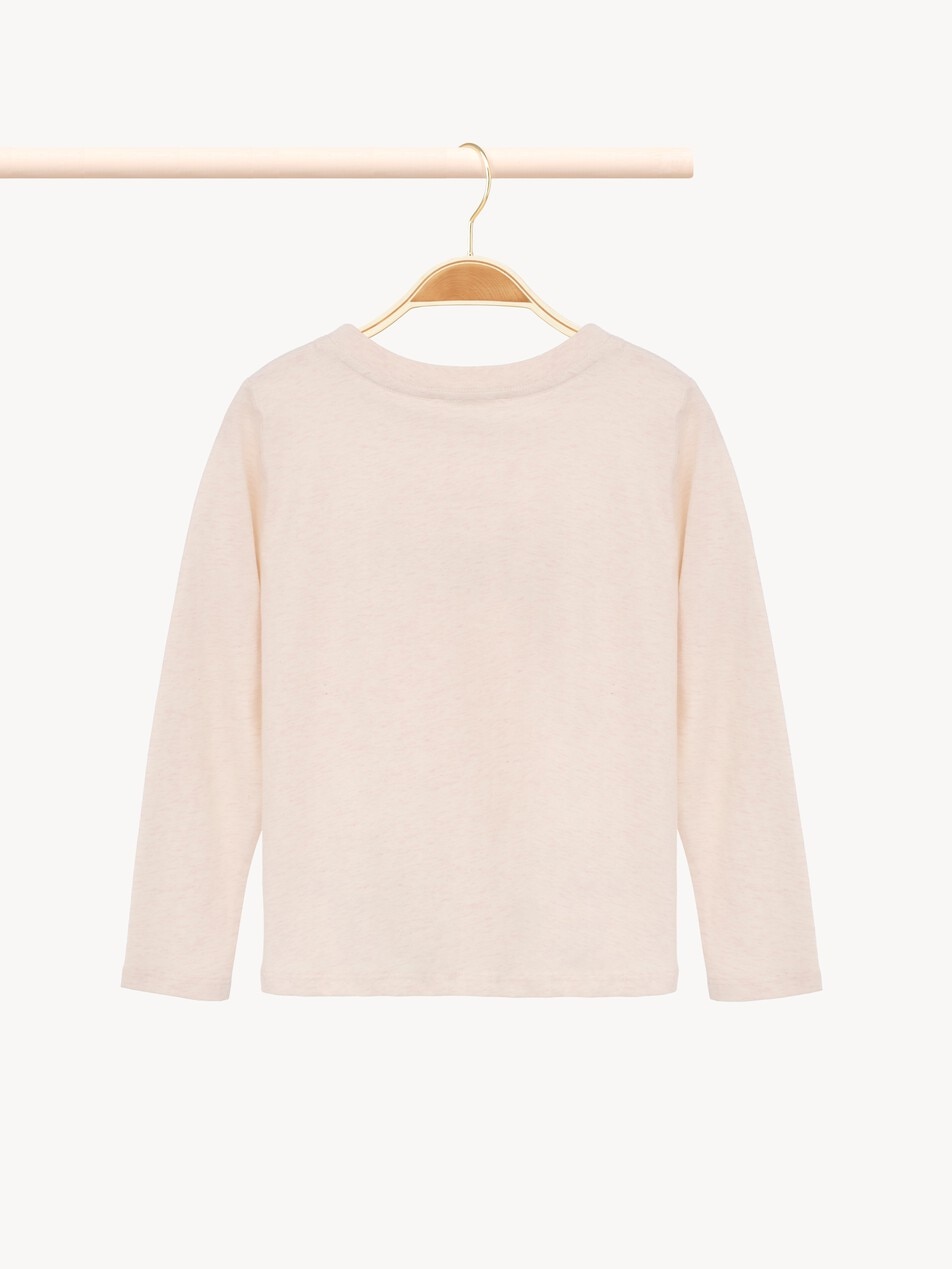 Kids' long-sleeve logo top