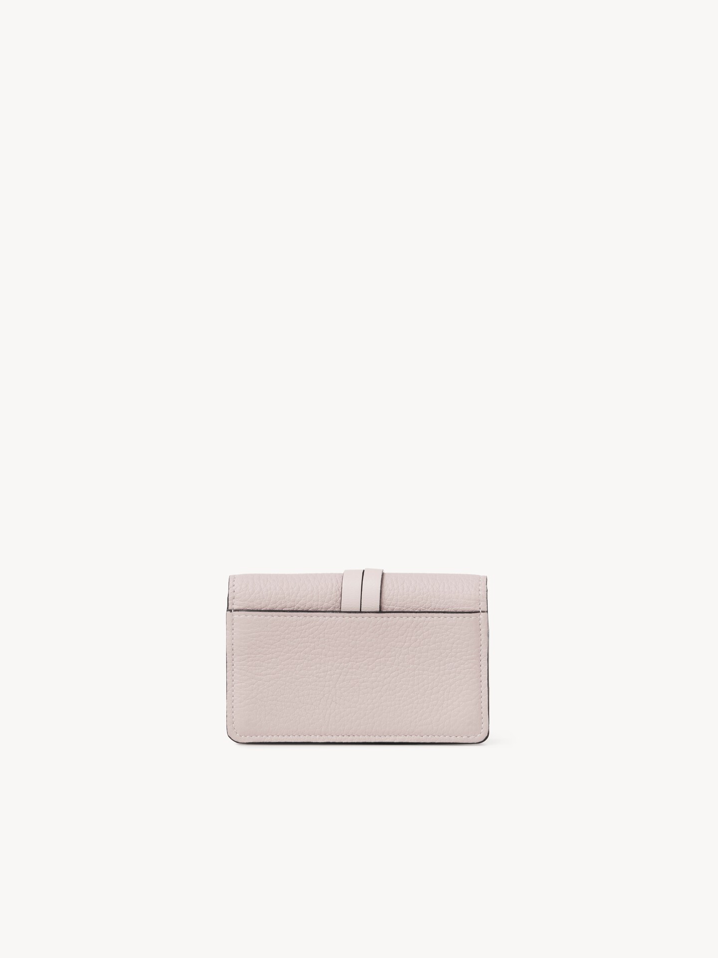 Alphabet card holder in grained leather - 2.0