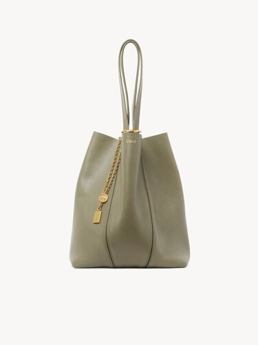Chlo&eacute; Spin tote bag in grained leather - 2