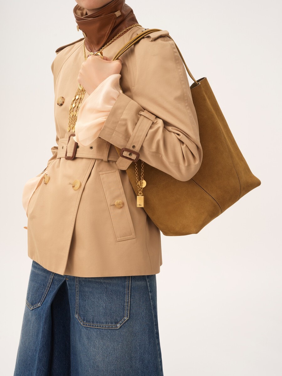 Bolso tote Chlo&eacute; Spin de ante - 3