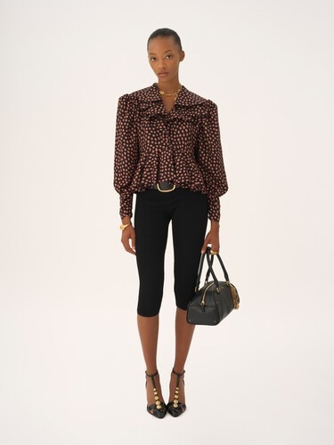 Capri leggings in a stretch knit - 3