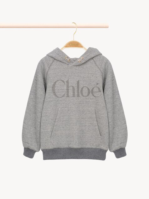 Sweat &agrave; capuche et logo Enfant