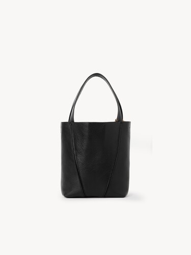 Small Chlo&eacute; Spin tote bag in grained leather - 4