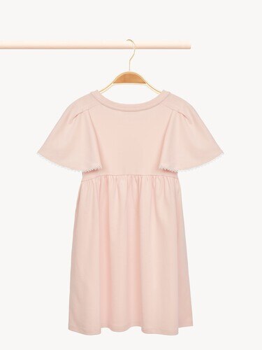 Kids' guipure-trim dress - 3