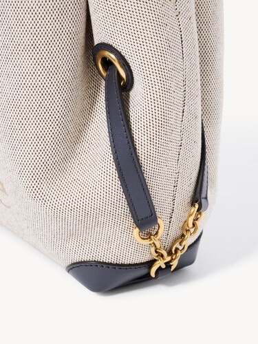 Small Chlo&eacute; Clover double carry bag in canvas - 7
