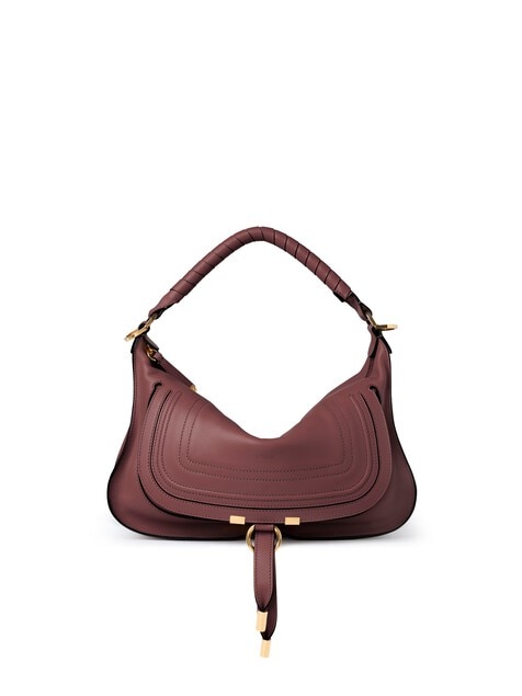 Small Marcie shoulder bag in soft leather