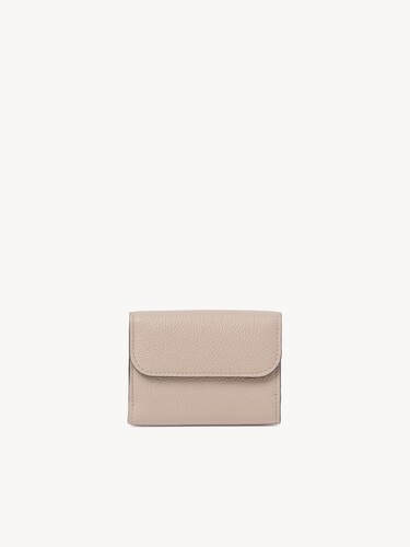 Mini Alphabet tri-fold in grained leather - 4