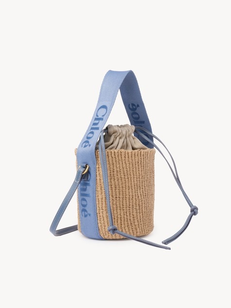 Small Woody basket in natural fibers