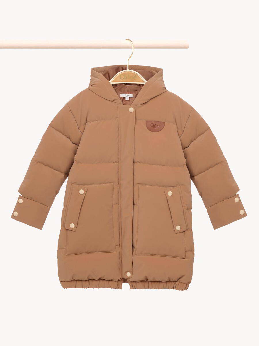 Kids' long puffer jacket - 1
