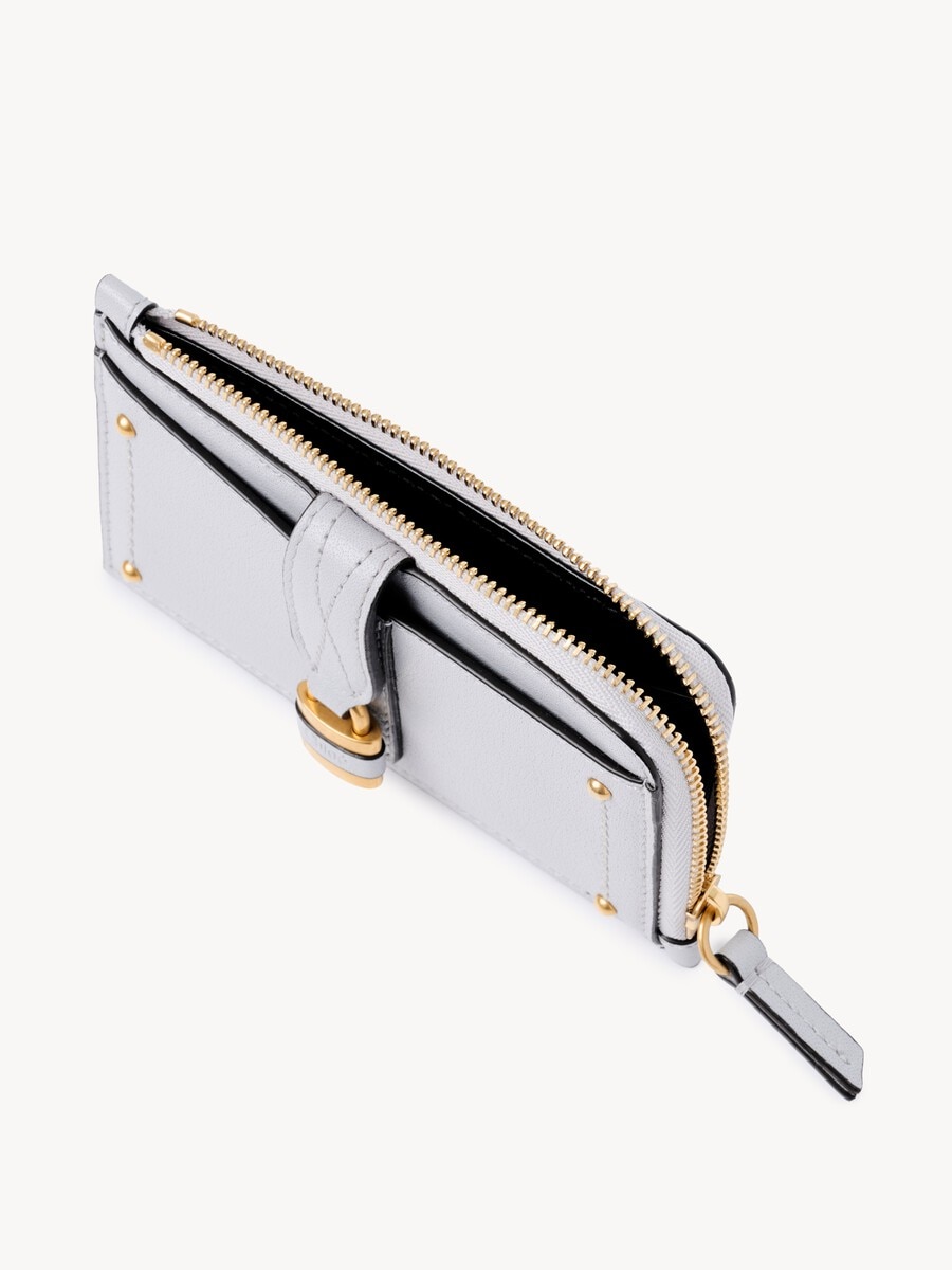 Small Paddington purse with card slots in grained leather - 5