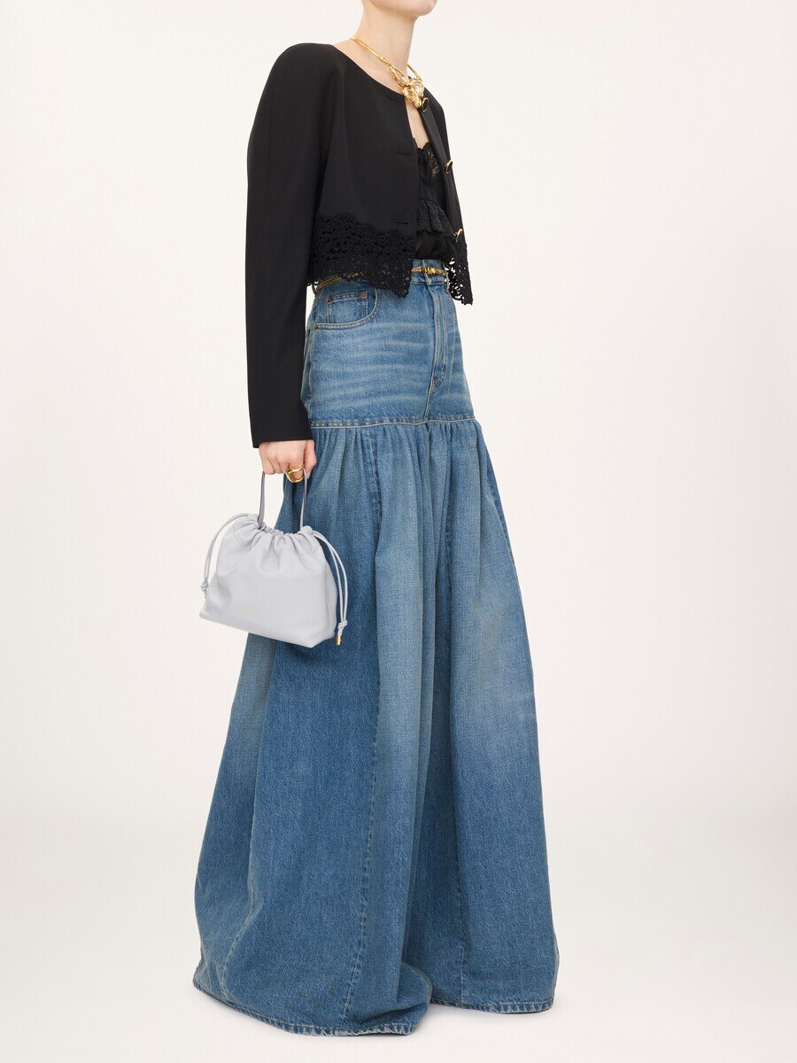 Small Chlo&eacute; Icons shoulder bag with chain in soft leather - 7