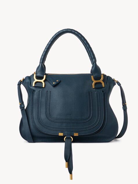 Bolso Marcie de cuero granulado