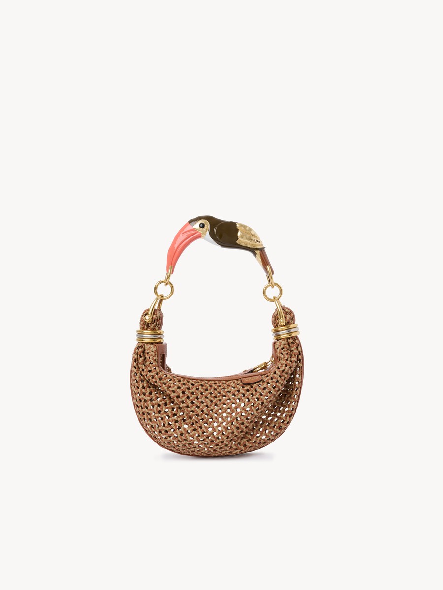 Small Bracelet Hobo bag in braided leather - 2