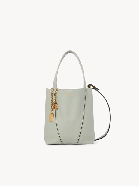Small Chlo&eacute; Spin tote bag in grained leather