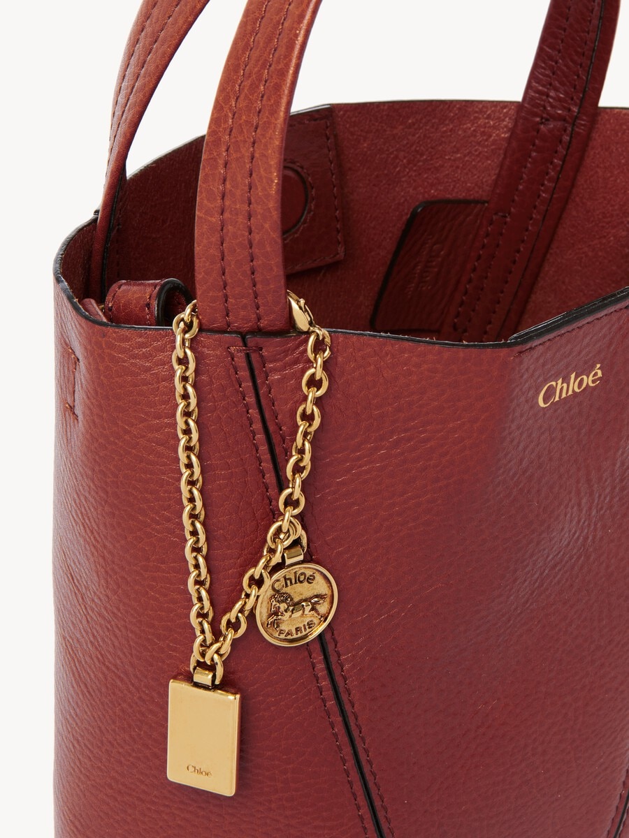 Bolso tote Chlo&eacute; Spin peque&ntilde;o de cuero granulado - 6