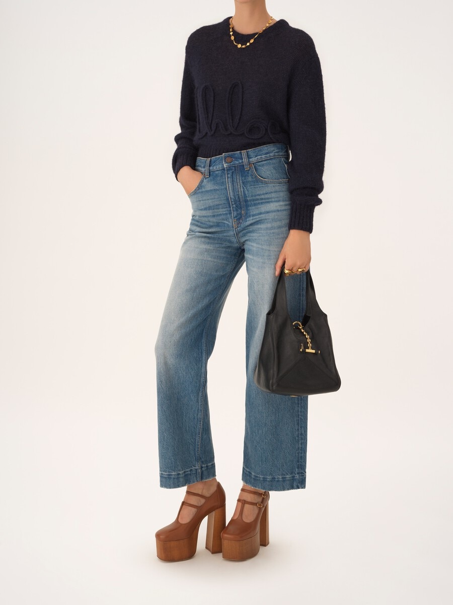 Bolso Chlo&eacute; Balloon peque&ntilde;o de cuero granulado - 8