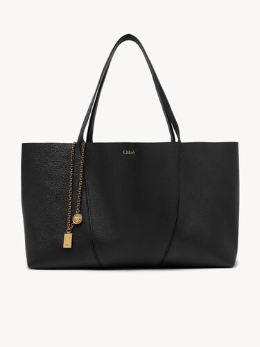 Chlo&eacute; Spin east-west tote bag in grained leather - 1