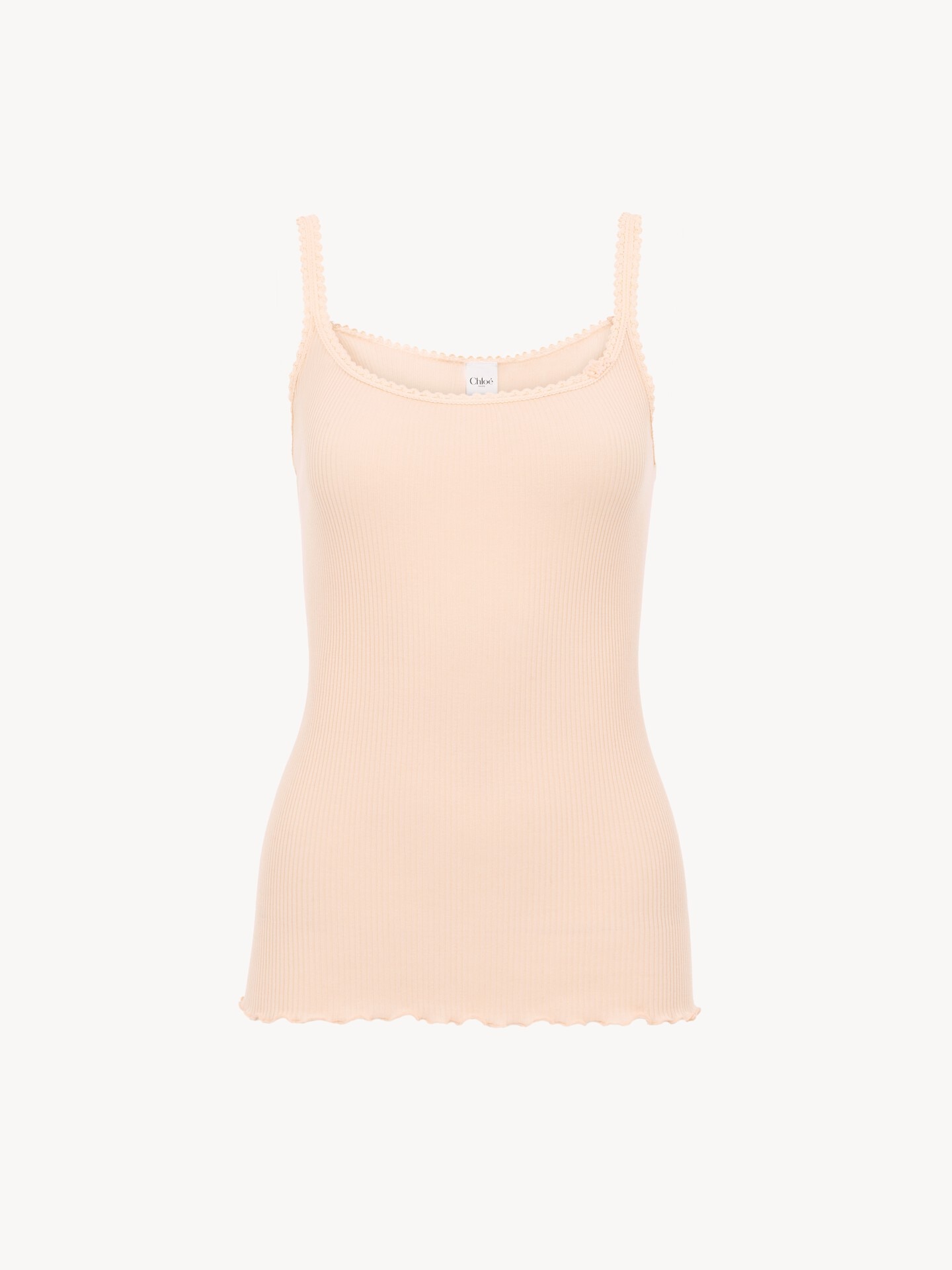 Fitted tank top in cotton - 2.0