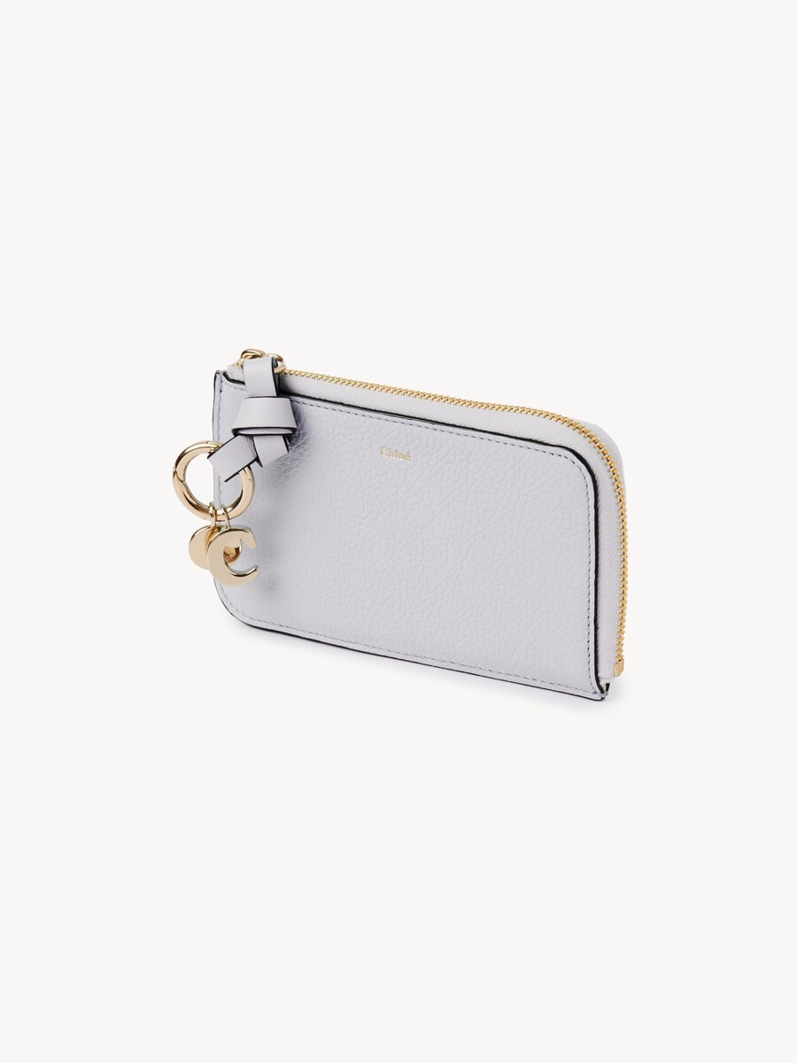Alphabet wallet in grained leather - 2