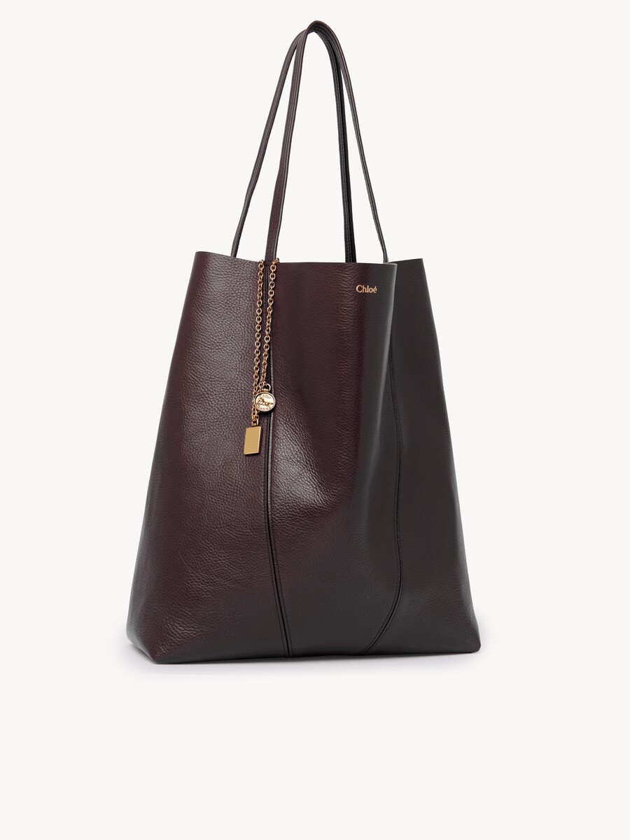 Bolso tote Chlo&eacute; Spin grande de cuero granulado - 3