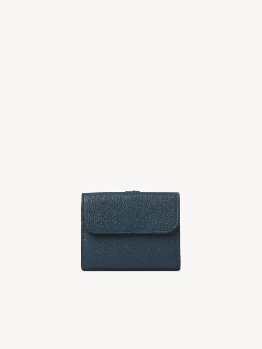 Small Alphabet tri-fold in grained leather - 3