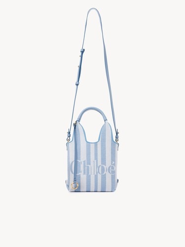 Mini Chlo&eacute; Stripy tote bag in jacquard - 2