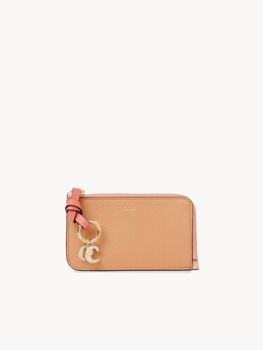 Alphabet wallet in grained leather - 2