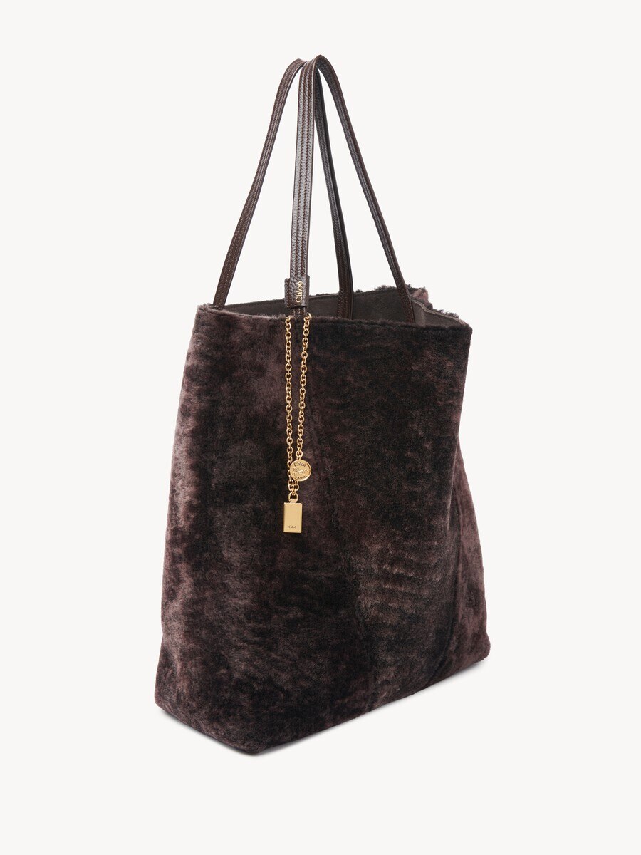 Bolso tote Chlo&eacute; Spin grande de cuero de borrego - 3