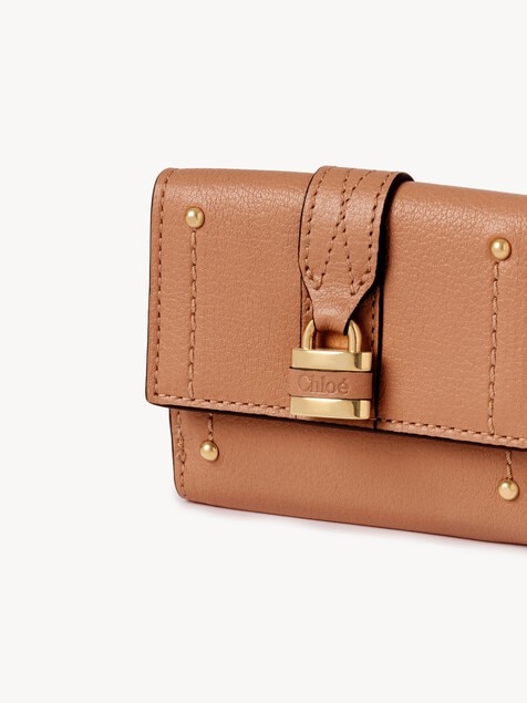 Mini Paddington tri-fold in grained leather