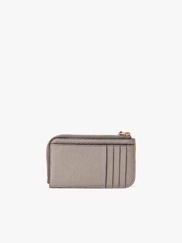 Alphabet wallet in grained leather - 3
