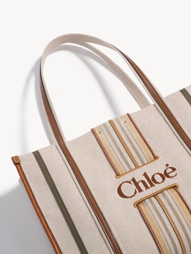 Woody Loop tote bag in canvas - 7