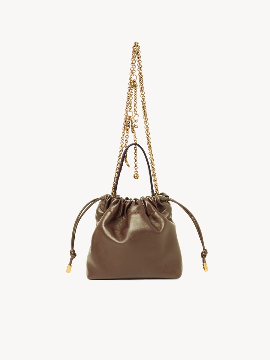 Minibolso de hombro Chlo&eacute; Icons con cadena de cuero suave - 5