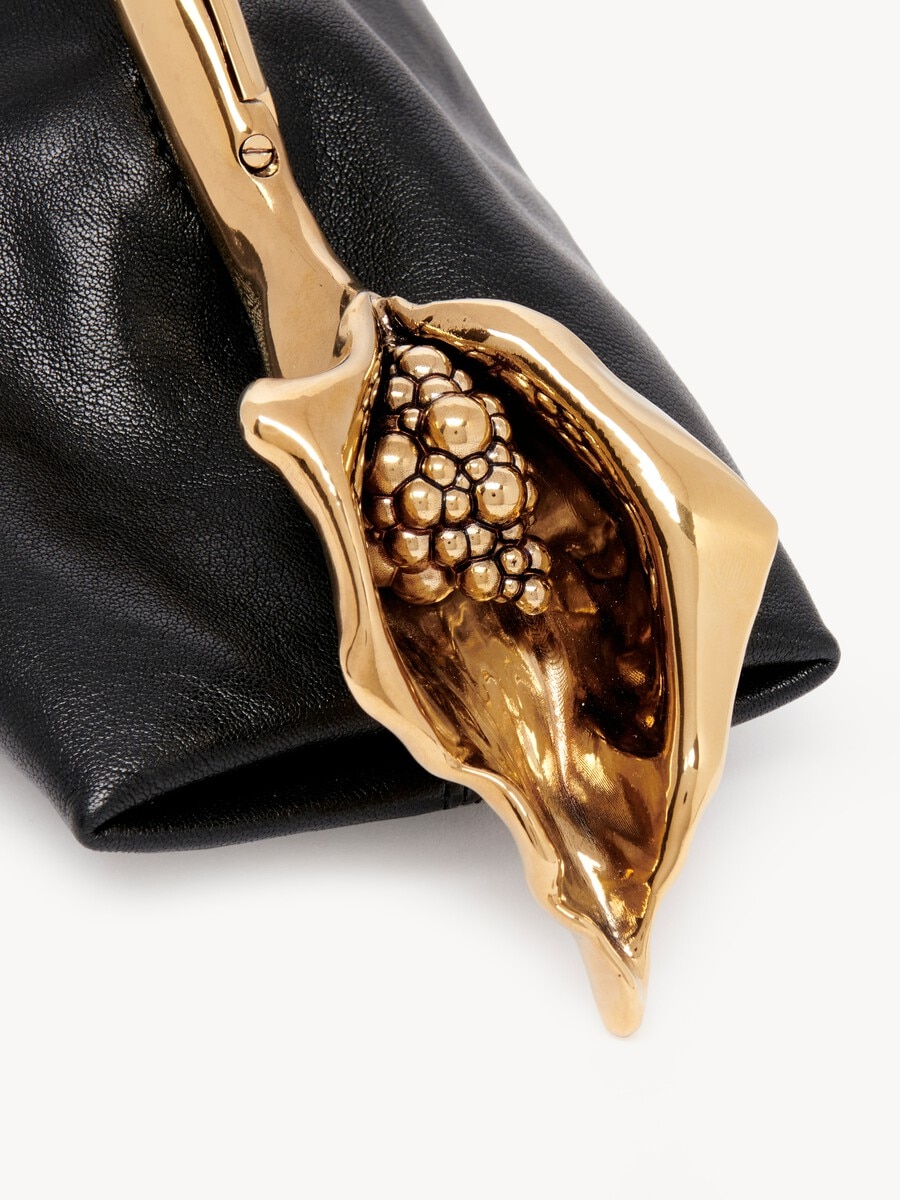 Small Eden Treasures clutch in leather - 6