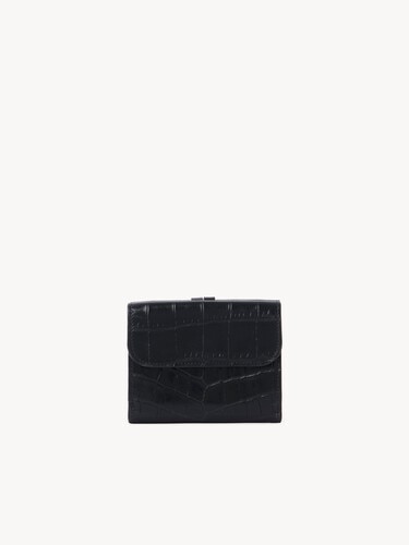 Small Alphabet tri-fold in croco-effect leather - 4