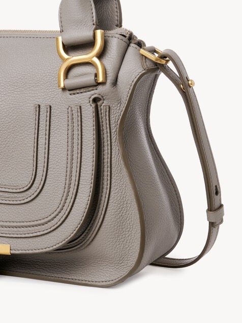 Small Marcie bag in grained leather