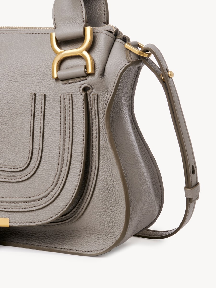 Small Marcie bag in grained leather - 6